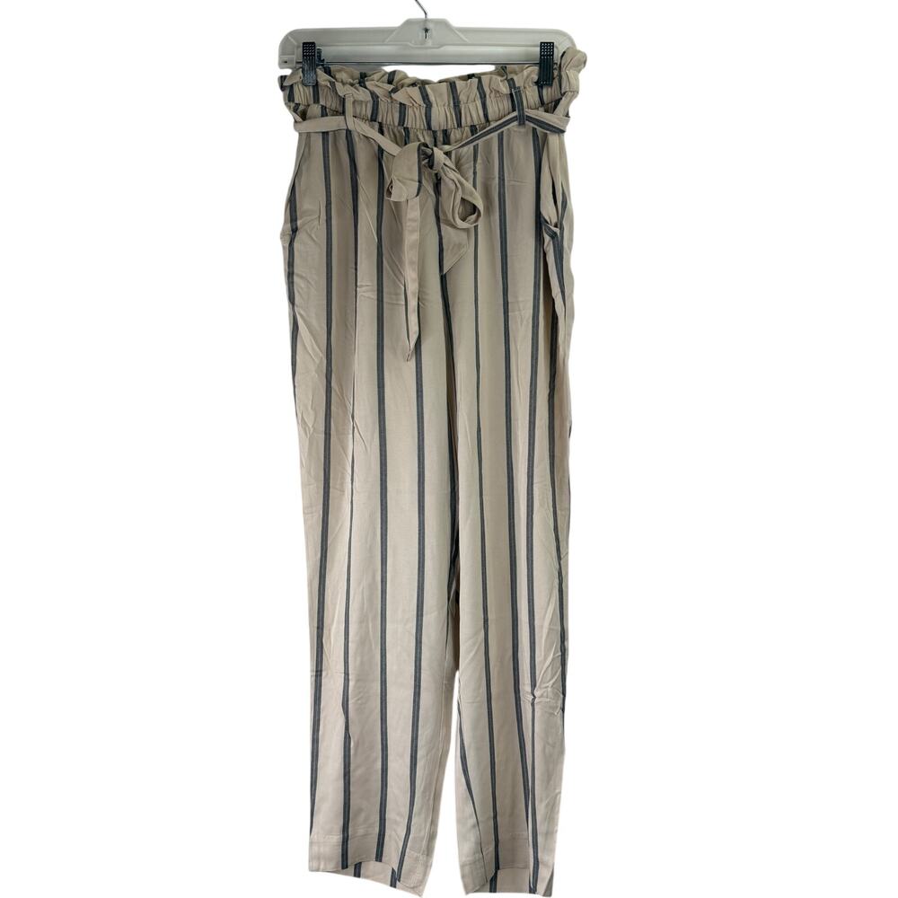 H&M Striped Flowy Drawstring Pants New with tags Size 8
